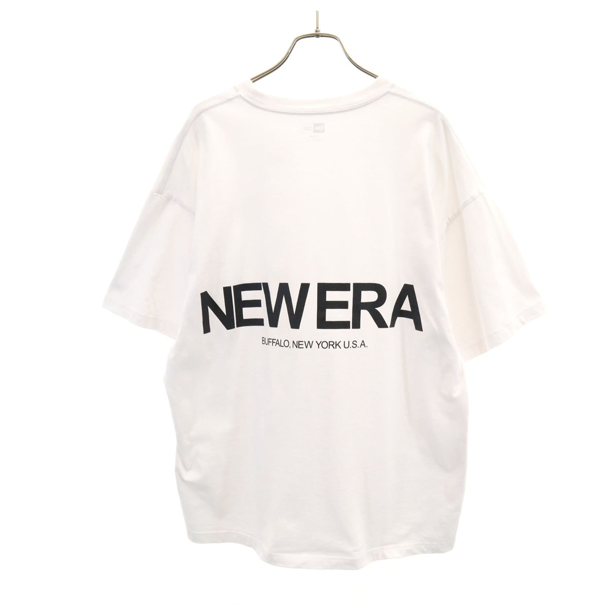 NEW ERA ニューエラ バックロゴ 半袖 Tシャツ L ホワイト