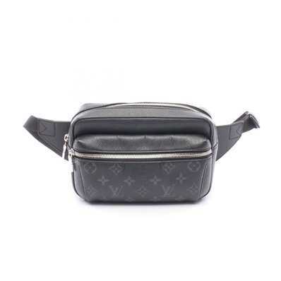 ルイ・ヴィトン LOUIS VUITTON バムバッグ アウトドア ウエストバッグ ボディバッグ バッグ PVCコーティングキャンバス レザー タイガラマ ノワール メンズ ブラック系 M30245 【中古】