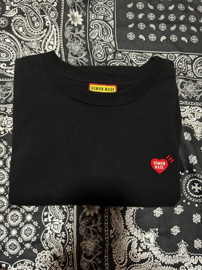 HUMAN MADE Stores Exclusive Heart Badge T-Shirt "Black"