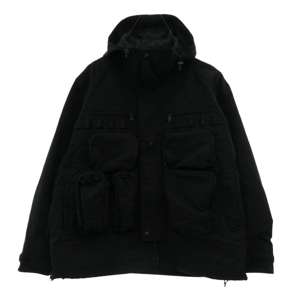 JUNYA WATANABE COMME des GARCONS ジュンヤワタナベコムデギャルソン ジャケット 23AW JL-J015 マルチポケット ナイロン ジップアップ ジャケット ブラック系 S【中古】