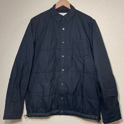 sacai サカイ 中綿シャツ ダークネイビー
