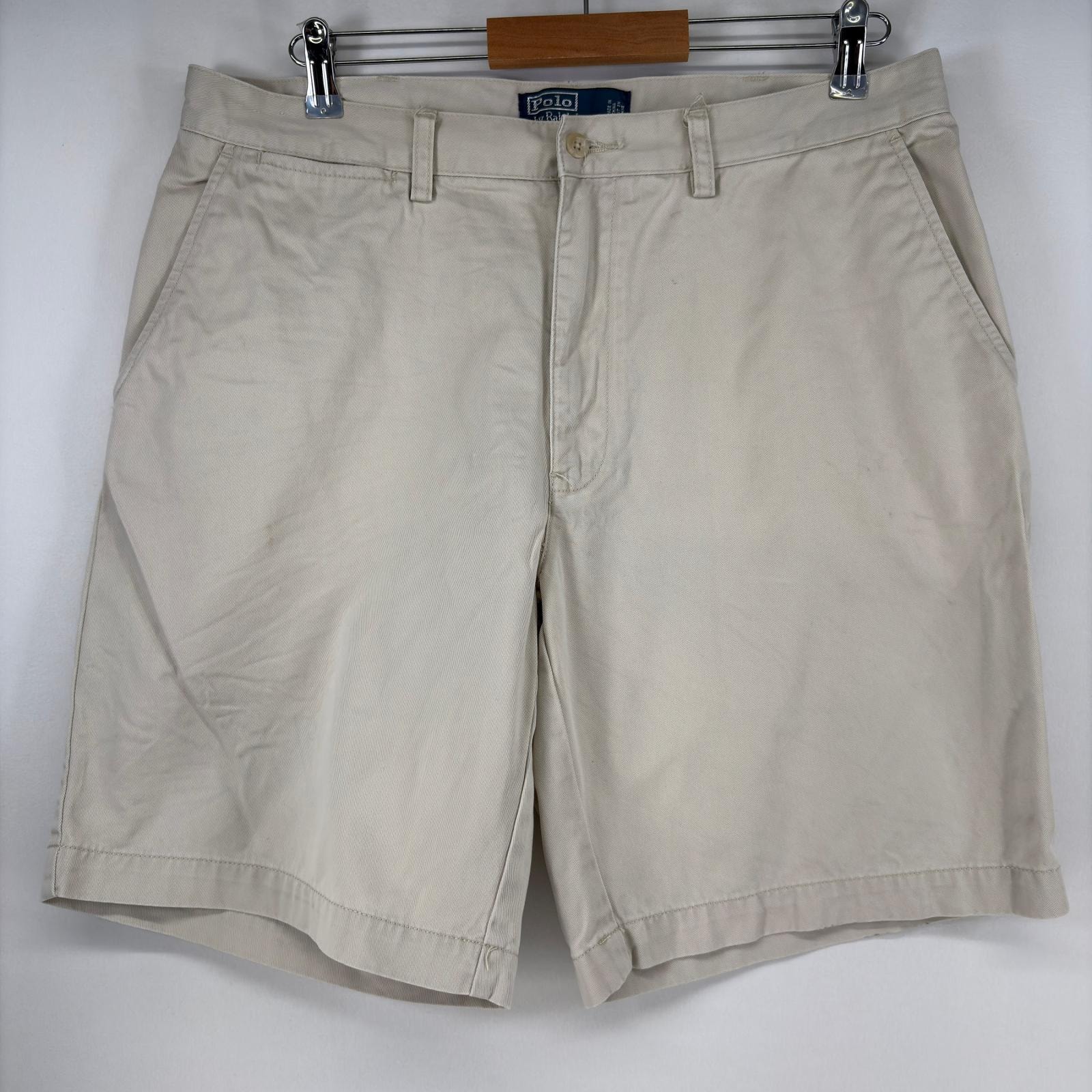 古着 ポロバイラルフローレン Polo by Ralph Lauren ショートパンツ PROSPECT SHORT ハーフパンツ チノパン w35 アイボリー メンズ