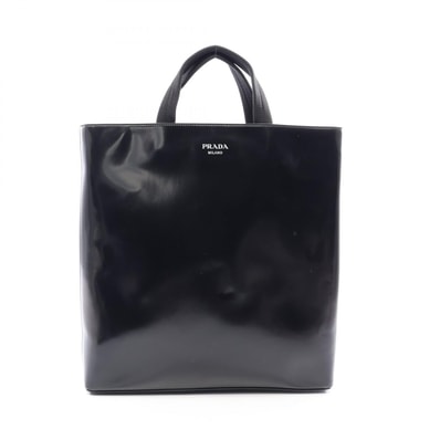 プラダ PRADA トートバッグ バッグ レザー メンズ ブラック系 2VG113 【中古】