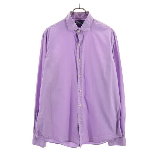 Polo by Ralph Lauren ポロバイラルフローレン 長袖 シャツ L パープル系
