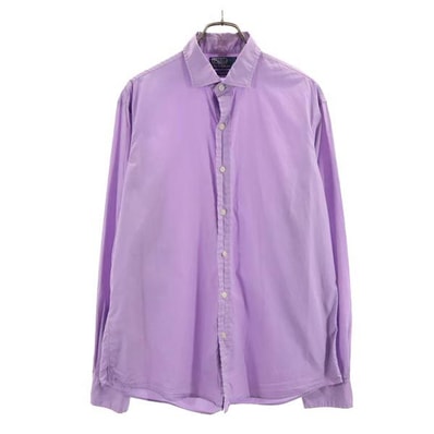 Polo by Ralph Lauren ポロバイラルフローレン 長袖 シャツ L パープル系