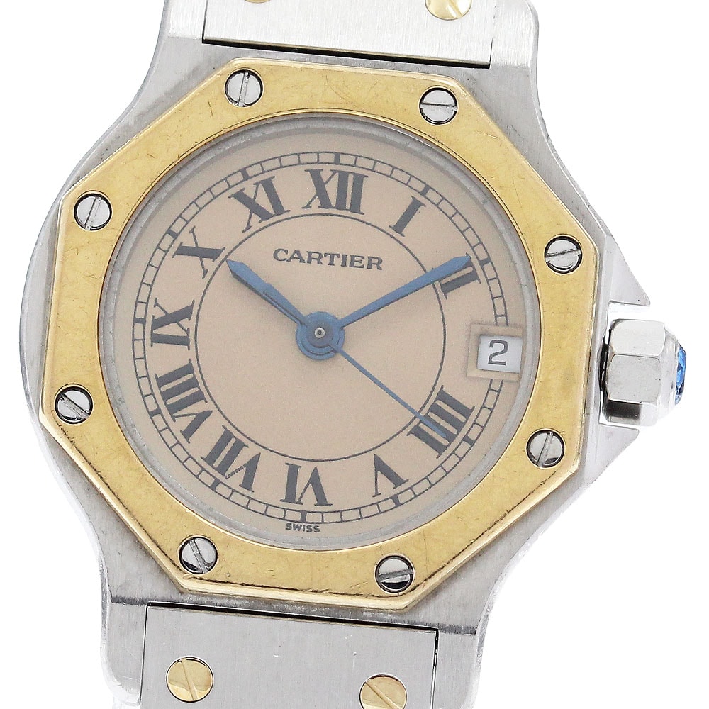 カルティエ サントスオクタゴンSM W2001683 レディース 【中古】