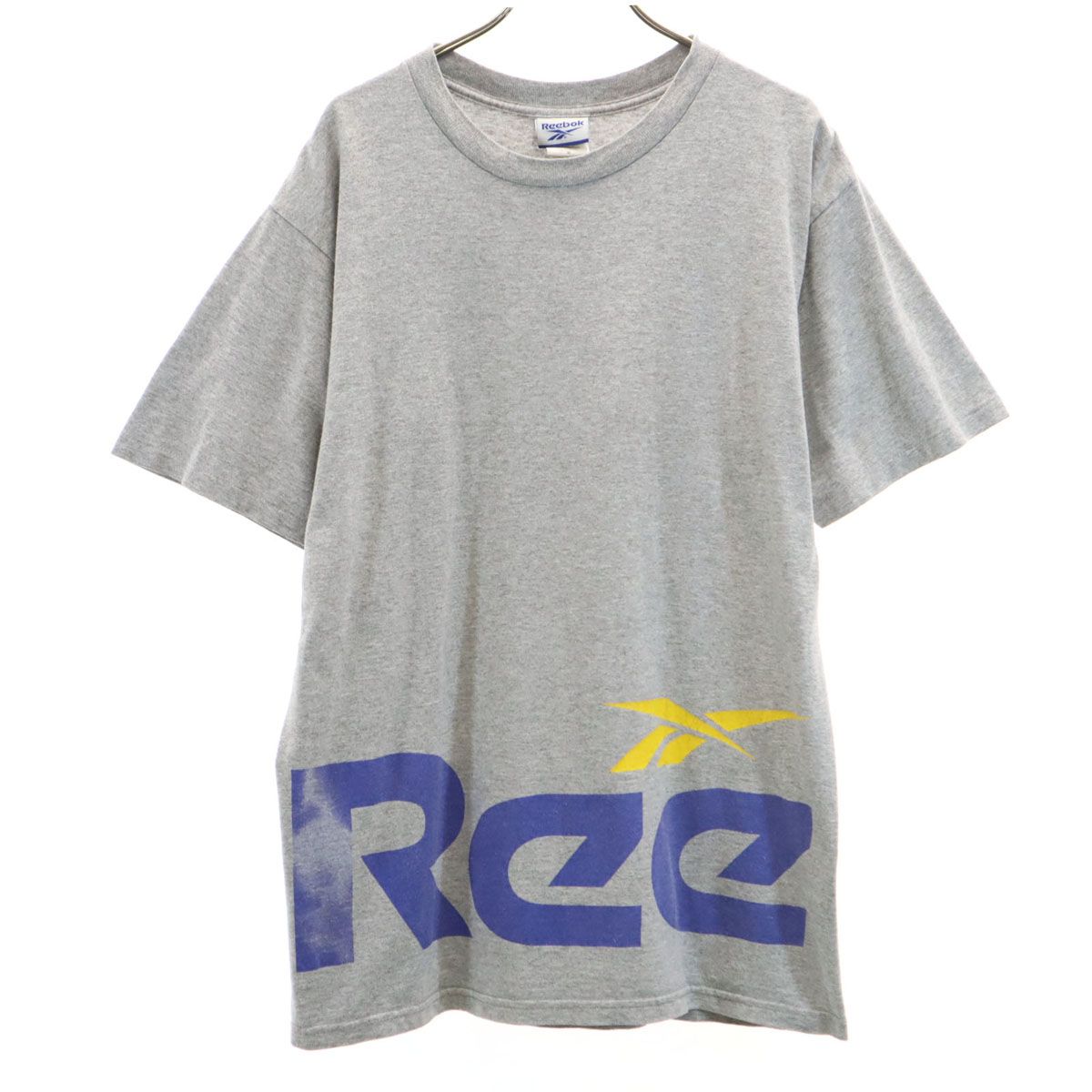 Reebok リーボック USA製 半袖 Tシャツ M グレー