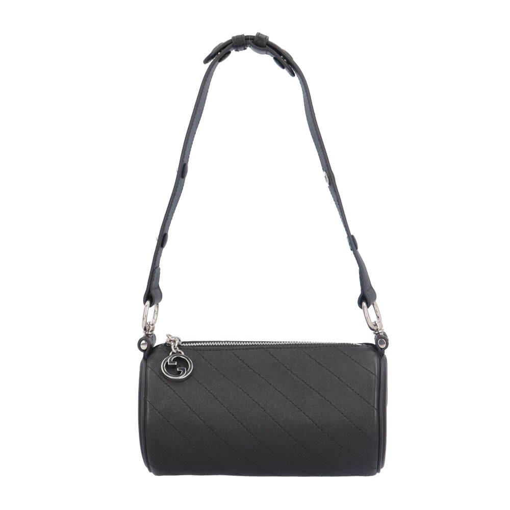 グッチ ブロンディ ハンドバッグ レザー 760170 ブラック レディース GUCCI  中古