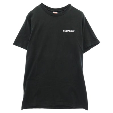 Supreme シュプリーム 24AW Fuck Money Tee ファック マネー バックプリント クルーネック Tシャツ ブラック系 S【中古】