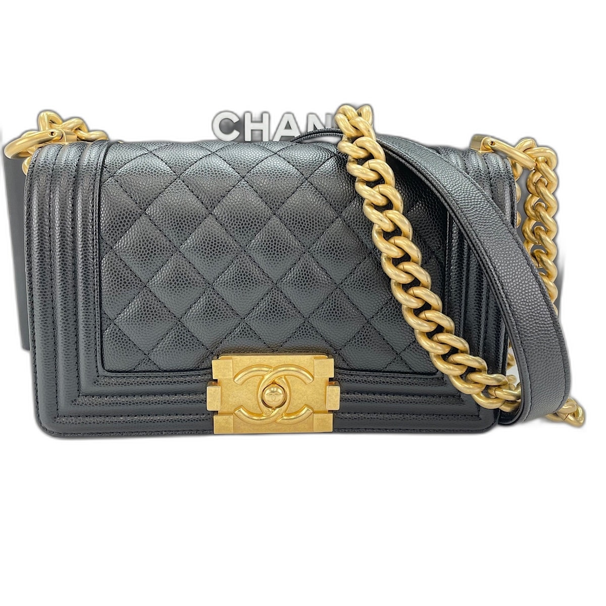シャネル CHANEL ボーイシャネル スモール ショルダーバッグ【中古】