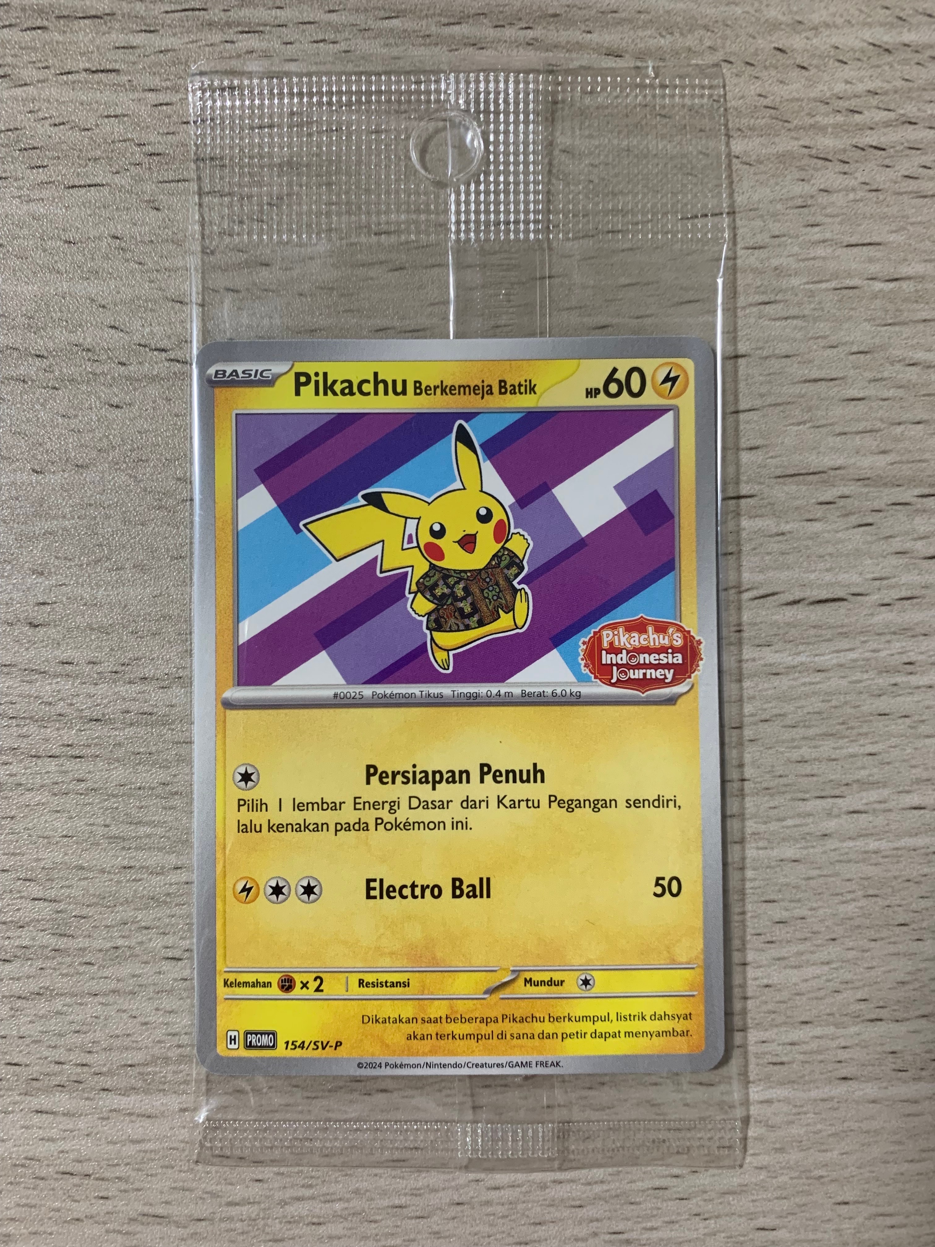 PSA10】バティックシャツを着たピカチュウ (ネイティオ柄) P [SV-P 154