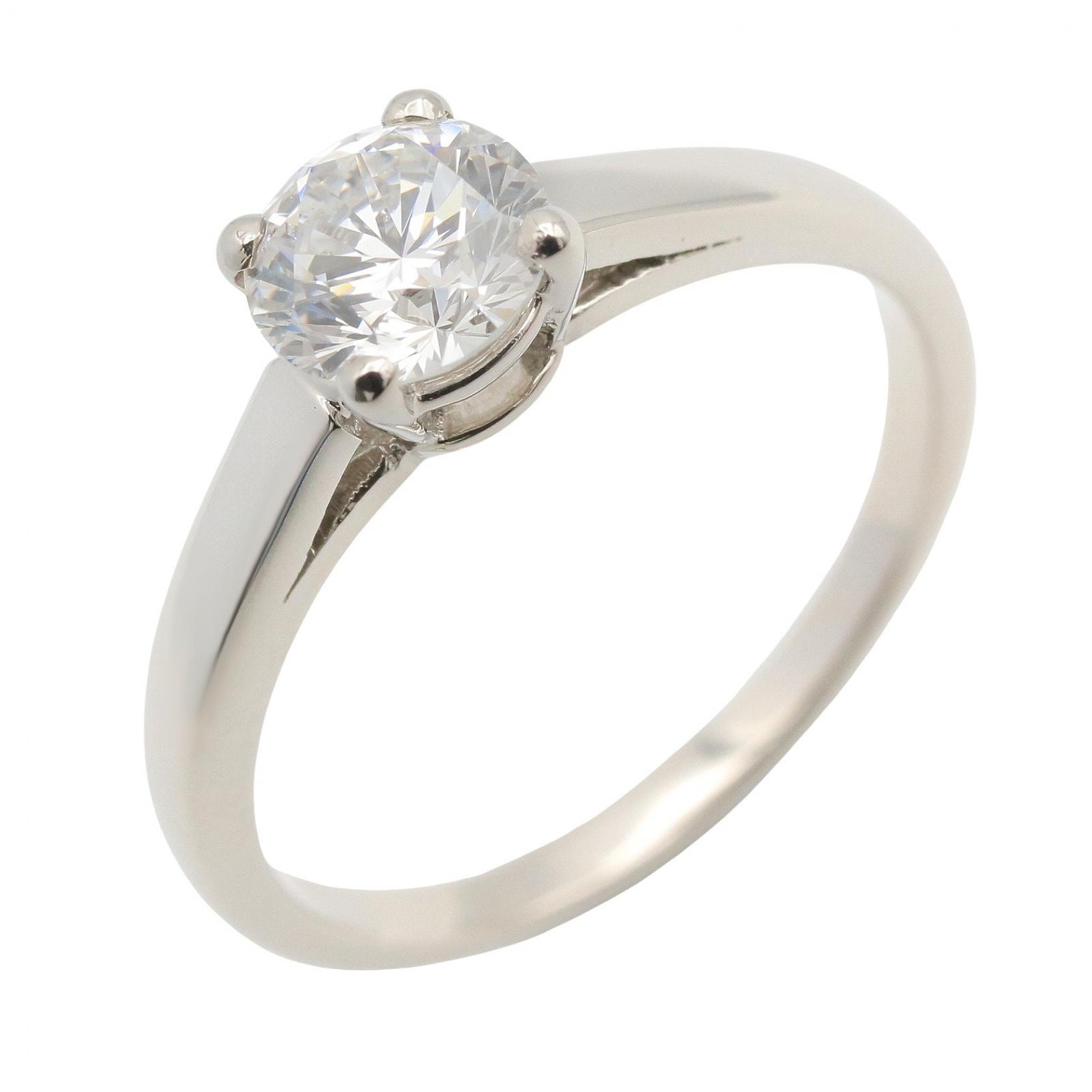 ブルガリ BVLGARI グリフ ソリテール ダイヤ リング リング・指輪 ジュエリー Pt950プラチナ ダイヤモンド レディース クリア系 / シルバー系 【中古】