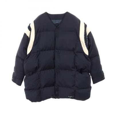 タトラス TATRAS TATRAS × KEVIN JAMES MORLEY ダウンジャケット 衣料品 アウター ウール レーヨン レディース ネイビー系 【中古】