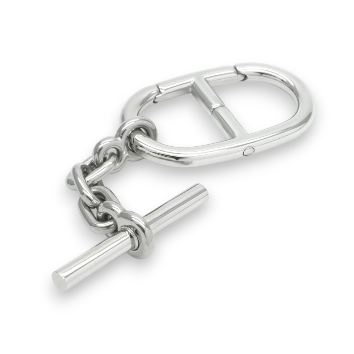 エルメス HERMES シェーヌダンクル キーケース キーアクセサリー 銀