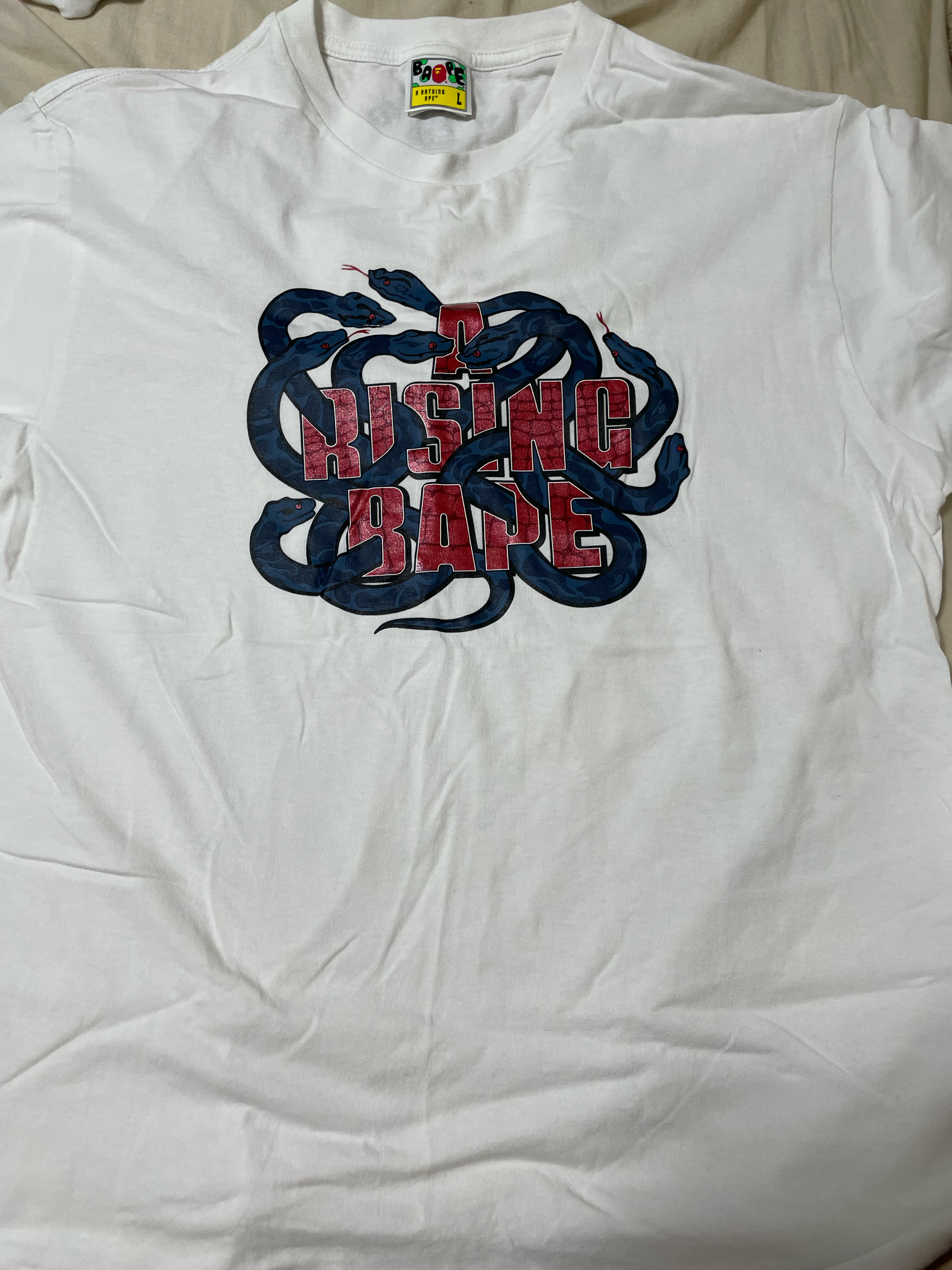 A BATHING APE Year Of Snake Tee "White"