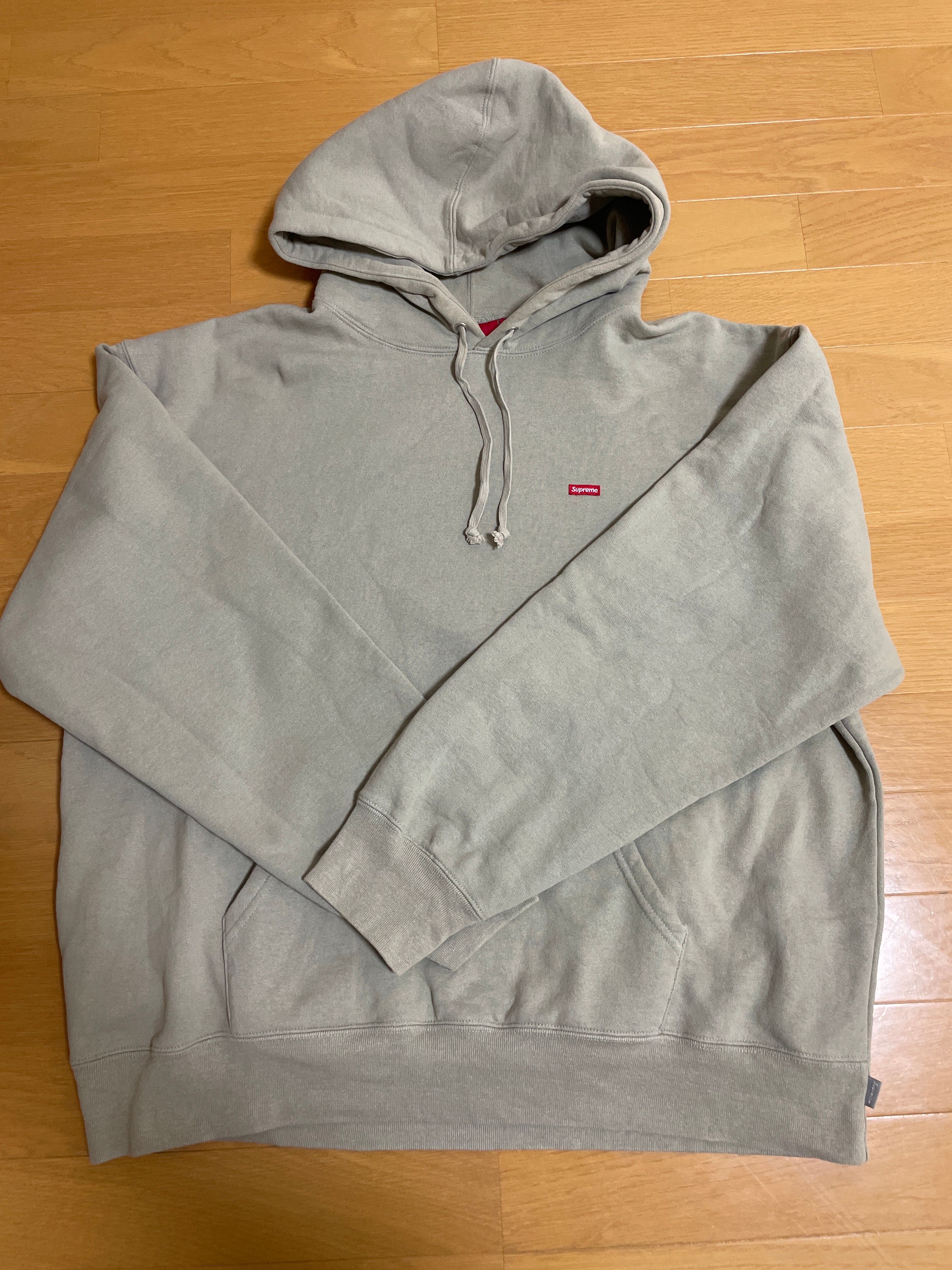 Supreme Small Box Hooded Sweatshirt "Olive" (23SS)