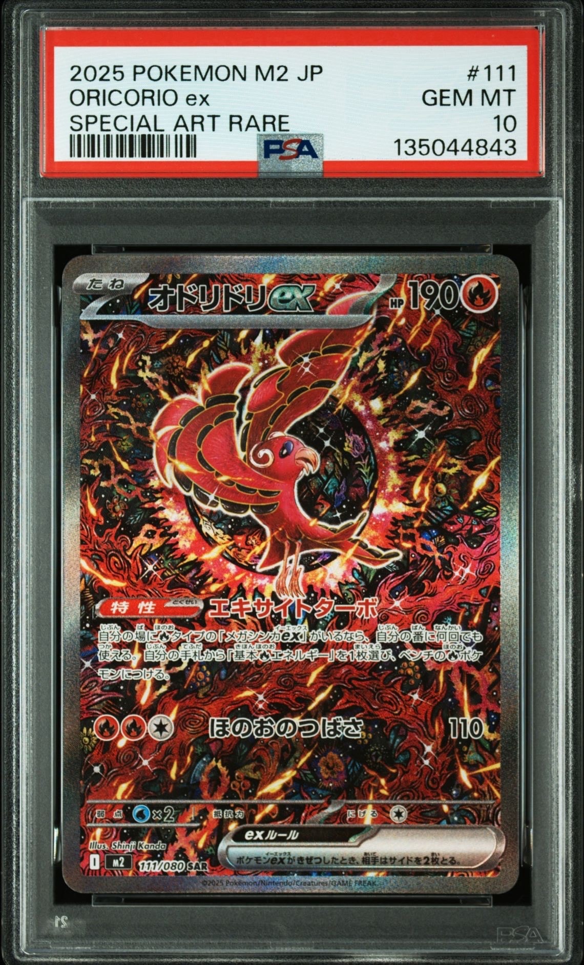 オドリドリex SAR [M2 111/080](拡張パック「インフェルノX」)