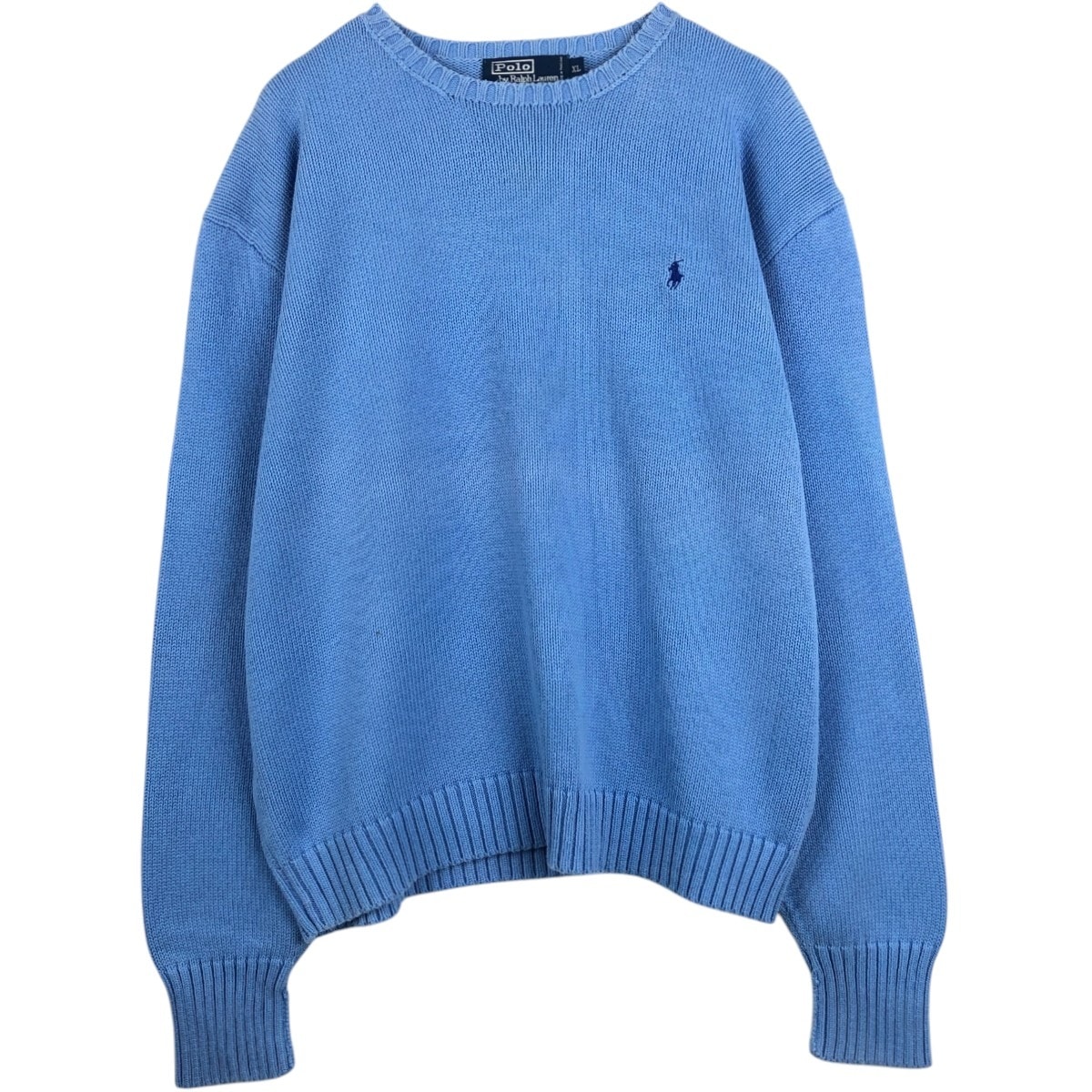 古着 ラルフローレン Ralph Lauren POLO by Ralph Lauren コットンニットセーター メンズXL相当/eaa682365