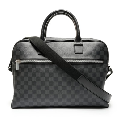 ヴィトン LV 2017年製 ダミエ グラフィット ホライゾン ショルダーバッグ【中古】