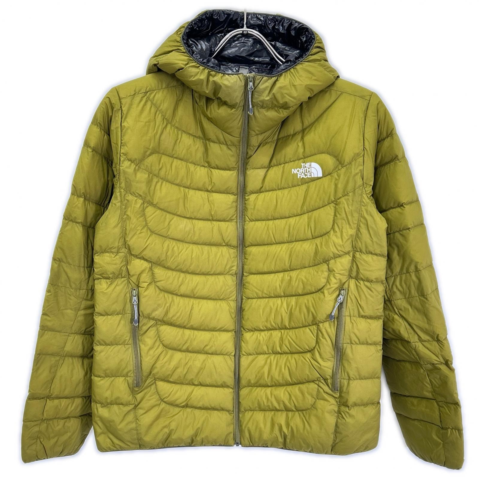 ノースフェイス NYW81811 カーキ THUNDER HOODIE/サンダーフーディ ダウンジャケット M
