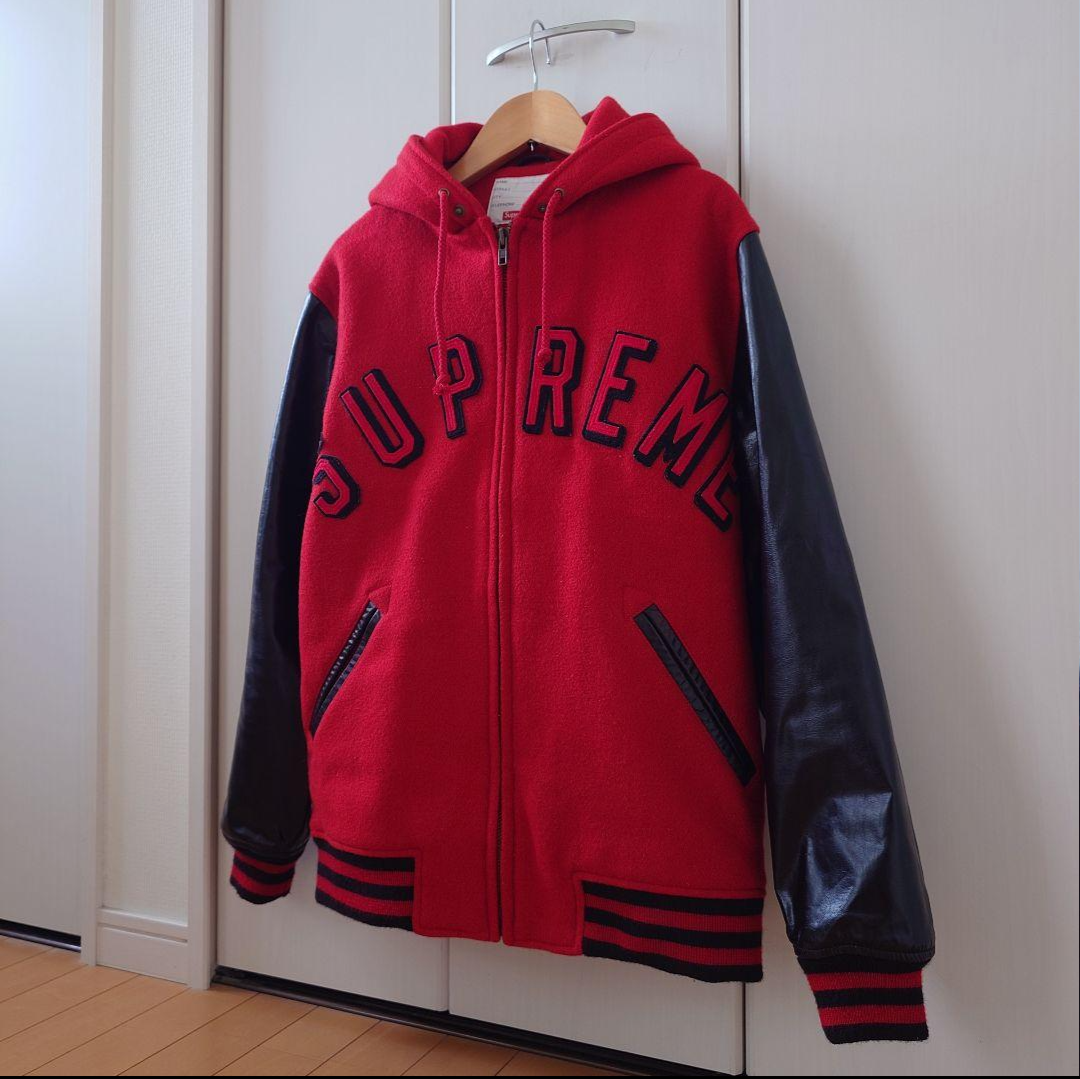 Supreme/シュプリーム Hooded Varsity Jacket