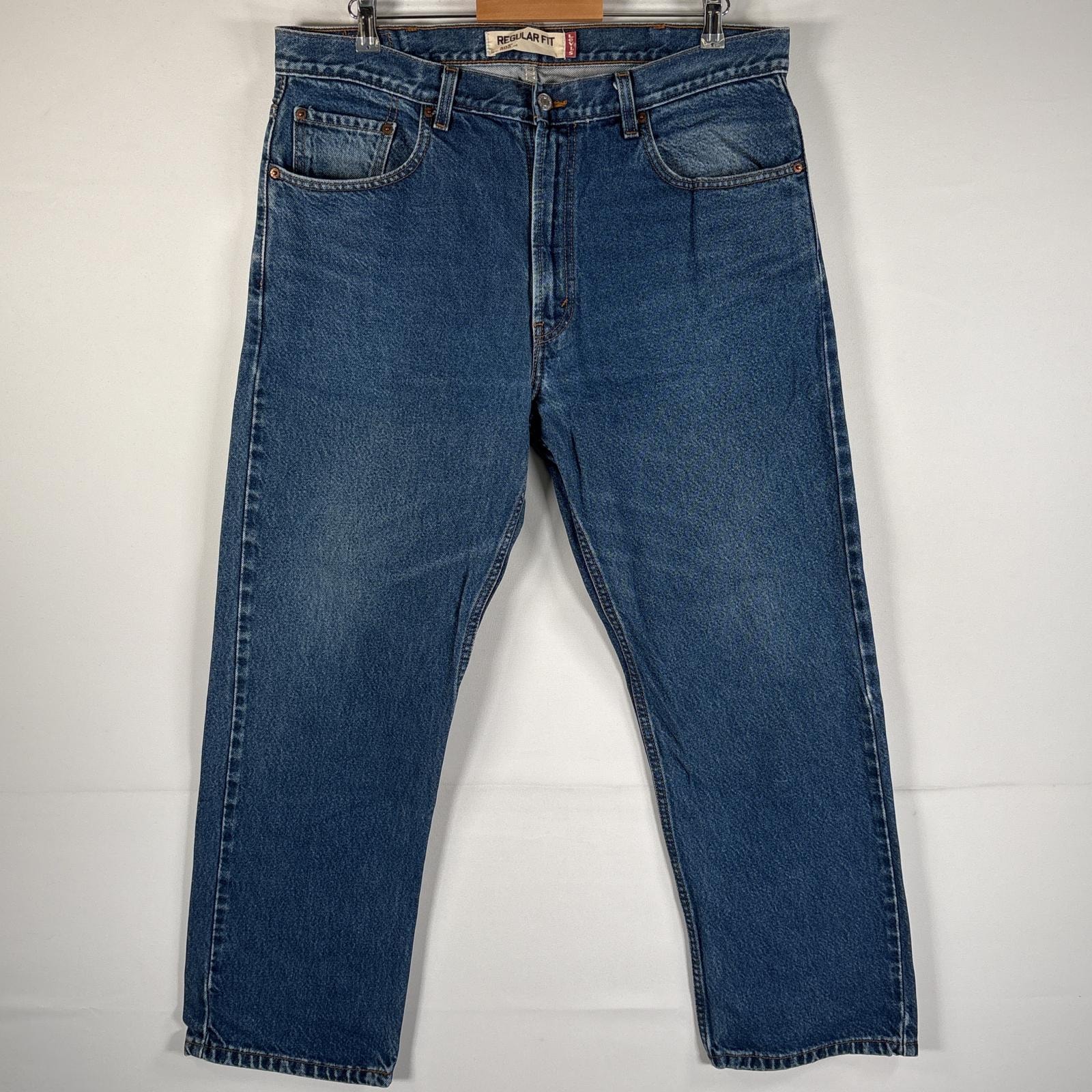 古着 リーバイス Levi's デニムパンツ 505 ブルーデニム ジーンズ ジーパン ストレート 大きいサイズ w38 L30 インディゴブルー メンズ