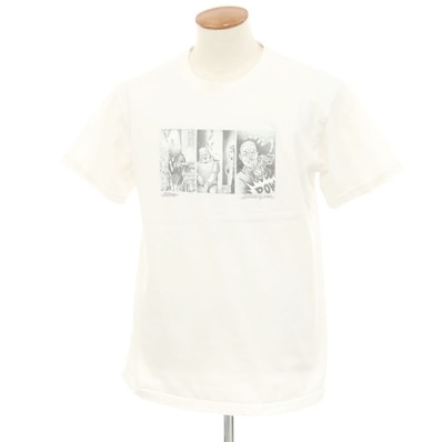 【中古】シュプリーム Supreme 2024年秋冬 Mister Cartoon Pow Tee コットン クルーネック 半袖Tシャツ ホワイト【サイズM】【メンズ】