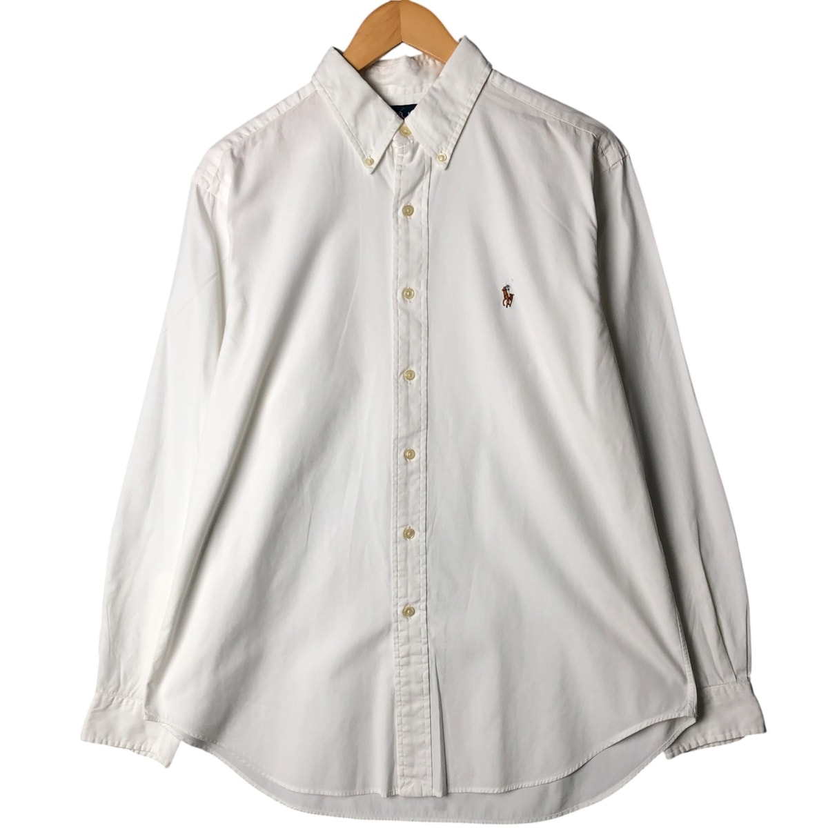 古着 ラルフローレン Ralph Lauren CLASSIC FIT クラシックフィット 長袖 ボタンダウンシャツ メンズL相当/eaa567961