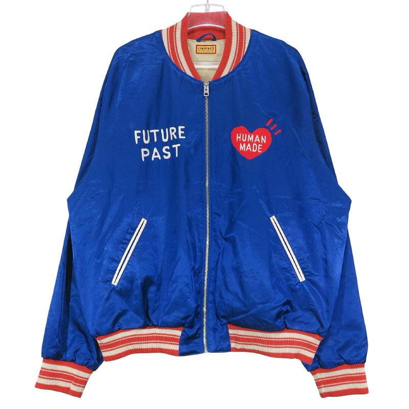 HUMAN MADE Satin Jacket "Blue"