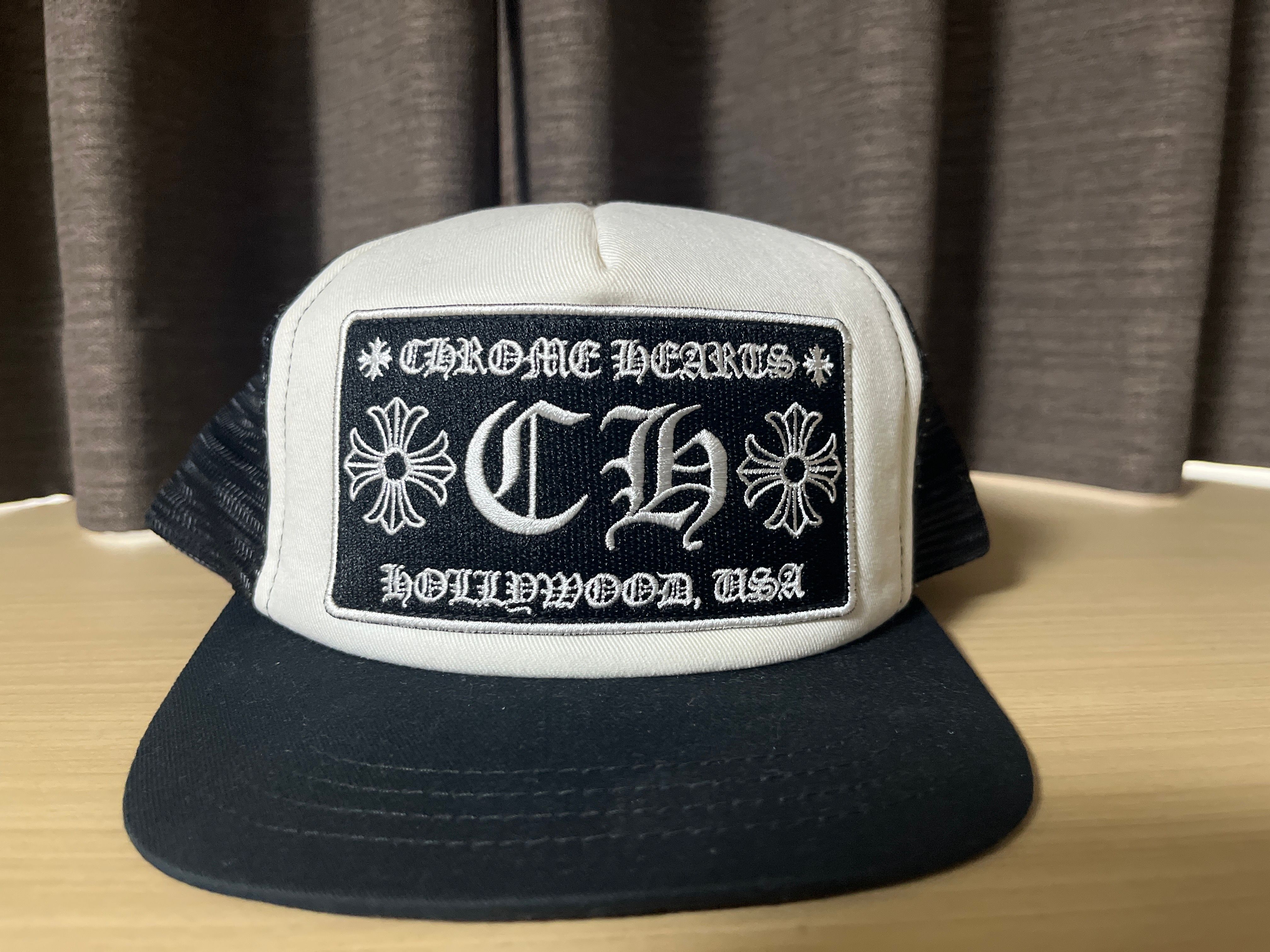 Chrome Hearts Trucker Cap CH "Black/White"