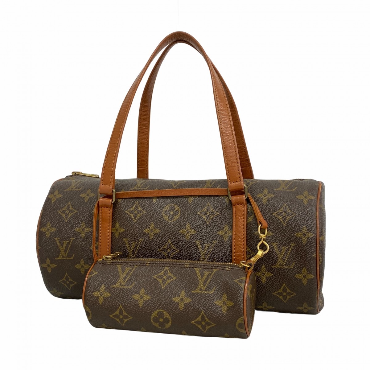 【6db2017】ルイヴィトン ハンドバッグ モノグラム パピヨン30 M51385 ブラウン【中古】レディース