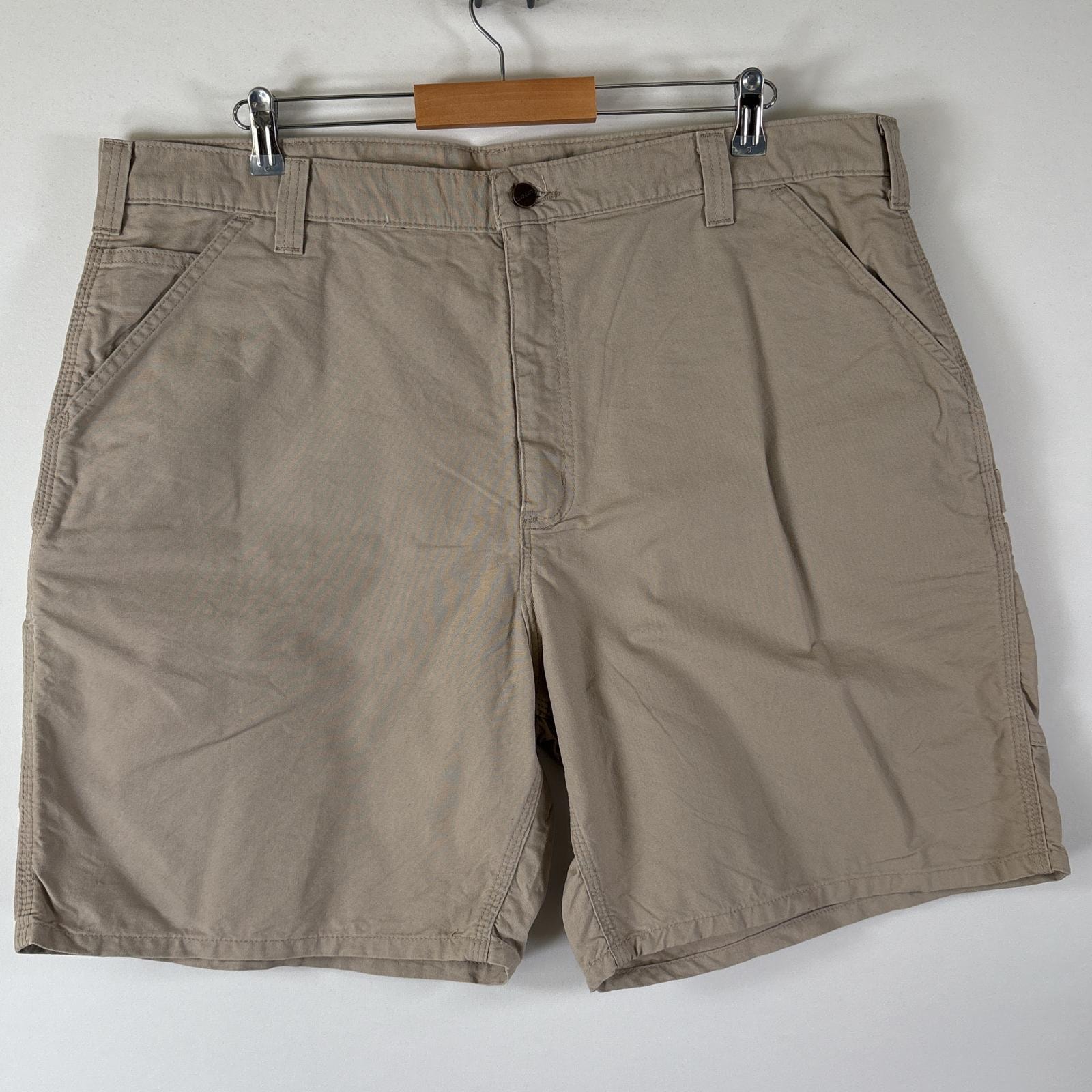 古着 カーハート Carhartt ショートパンツ カーゴショーツ ハーフパンツ 半ズボン 大きいサイズ オリジナルフィット w42 ベージュ系 メンズ