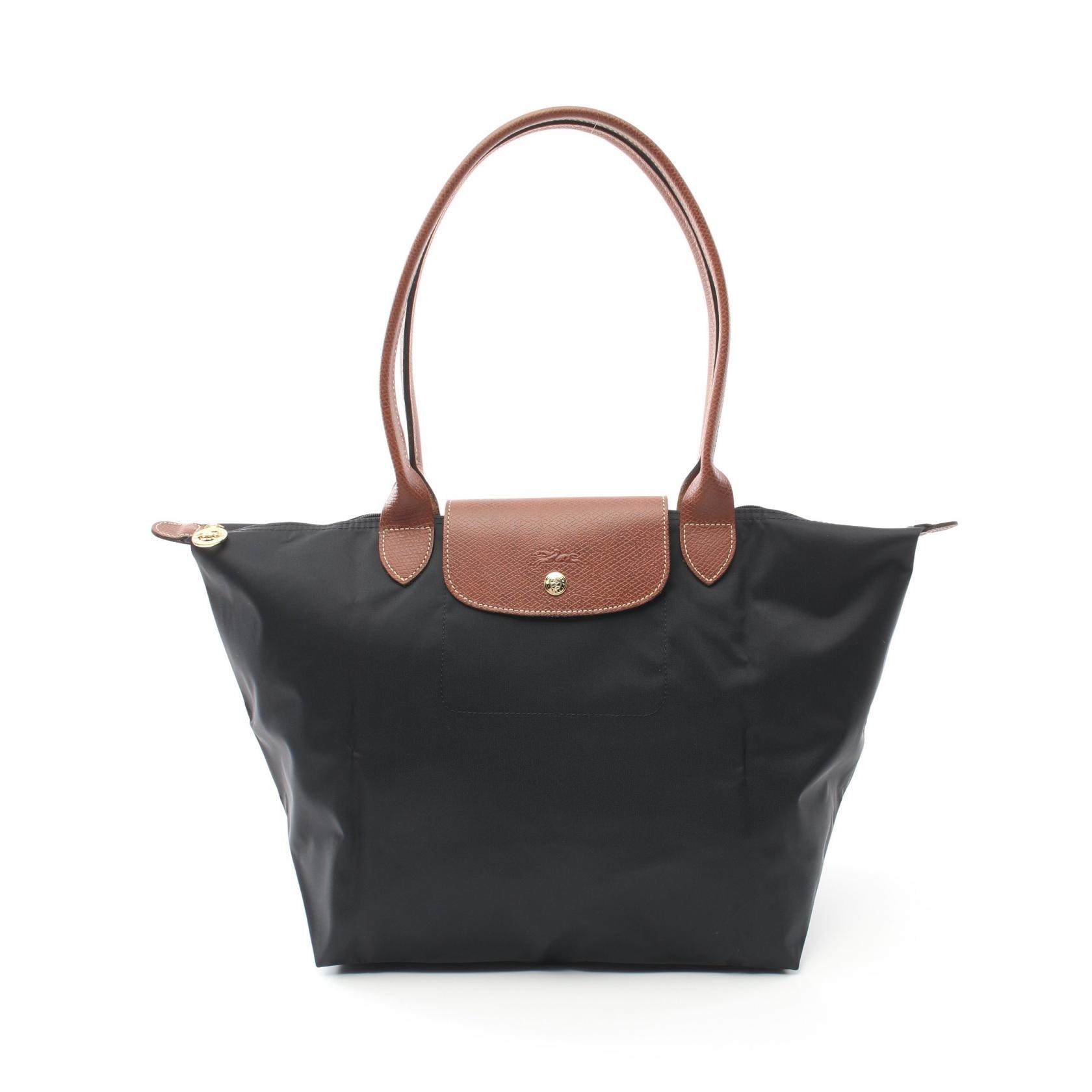 ロンシャン Longchamp ル プリアージュ オリジナル L トートバッグ バッグ キャンバス レザー レディース ブラック系 / ブラウン系 L1899089001 【新品】