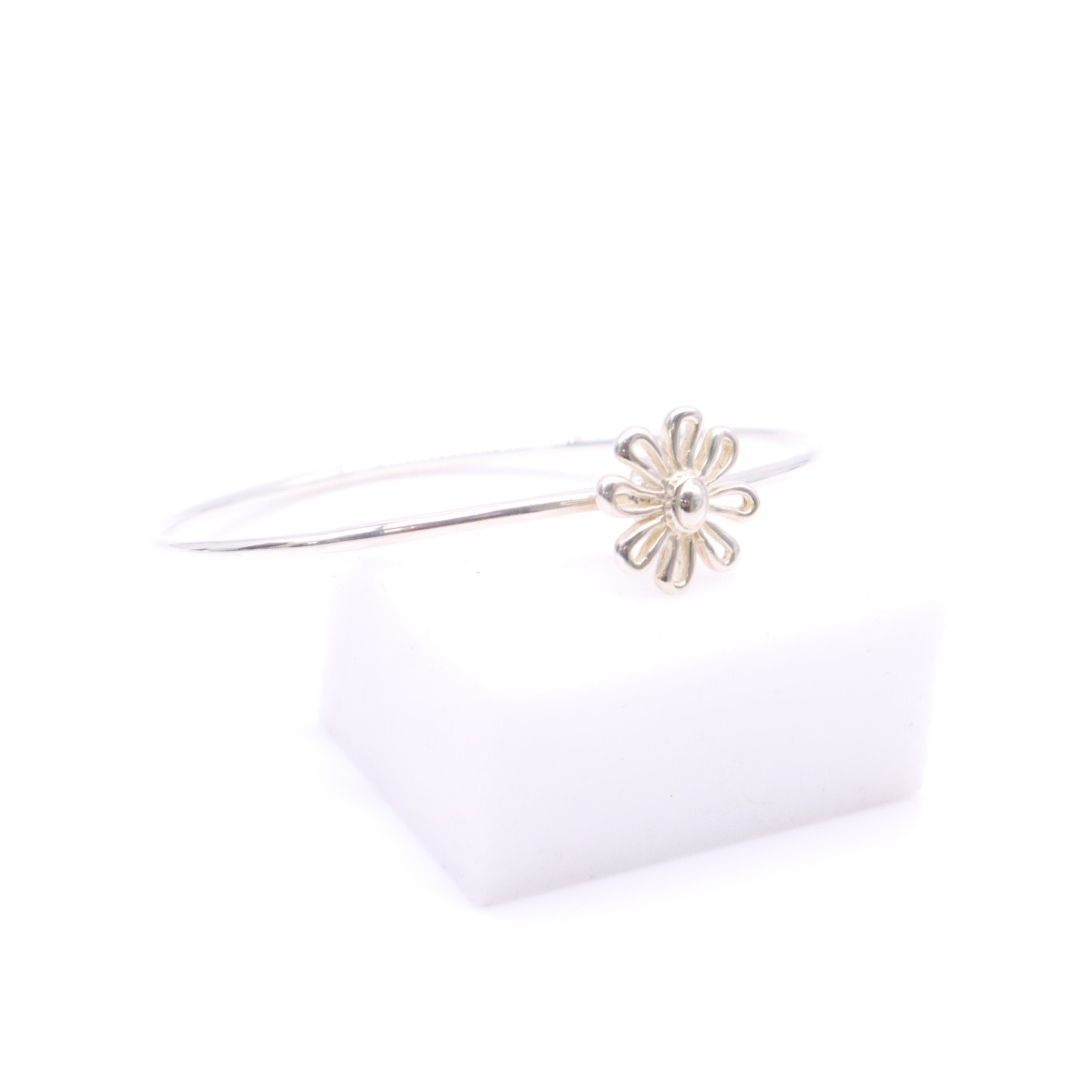 美品 TIFFANY&Co. ティファニー パロマ ピカソ デイジー フラワー ブレスレット バングル SV925 - バングル シルバー シルバー レディース