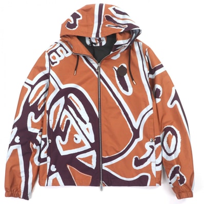 極美品 ベルルッティ PRINTED SILK SCRITTO B-WAY