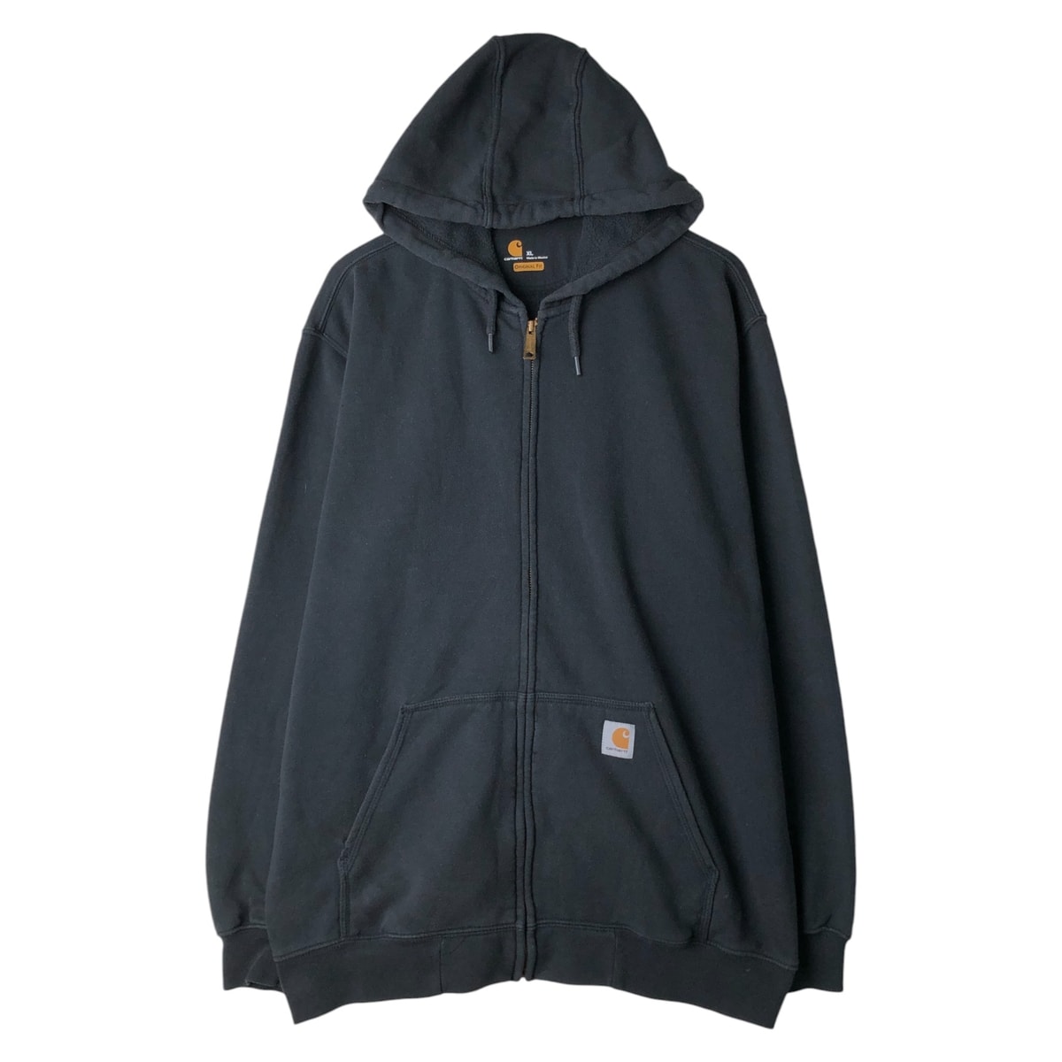 古着 カーハート Carhartt ORIGINAL FIT スウェットフルジップパーカー メンズXL相当/eaa458399