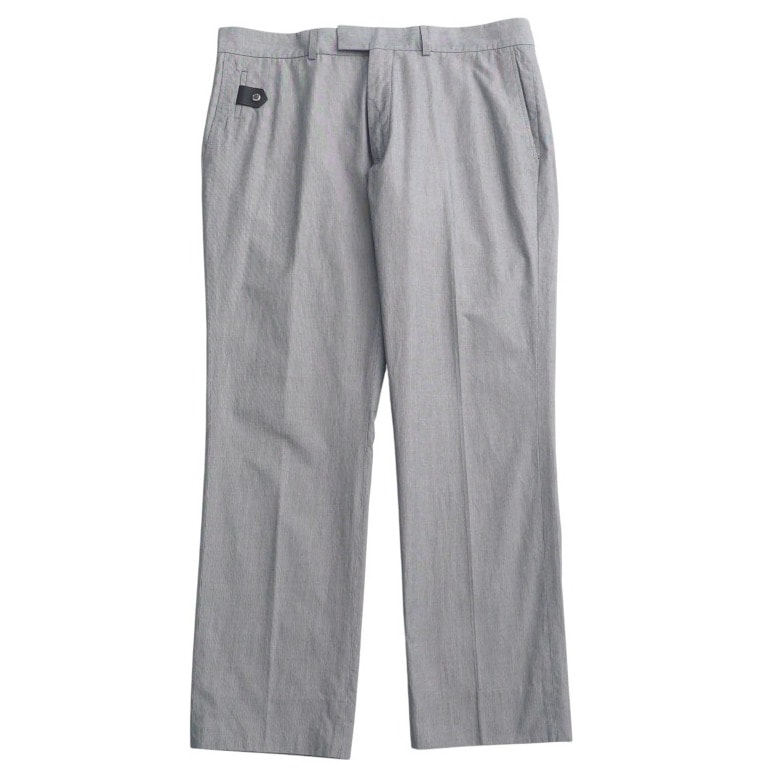 LOUIS VUITTON ルイ・ヴィトン パンツ サイズ44 ストレート スラックス ストライプ イタリア製 ブランド古着【中古】20250425/RA4457