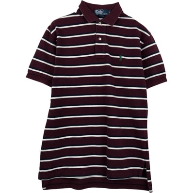 古着 ラルフローレン Ralph Lauren POLO by Ralph Lauren 半袖 ボーダー ポロシャツ メンズS相当/eaa657436