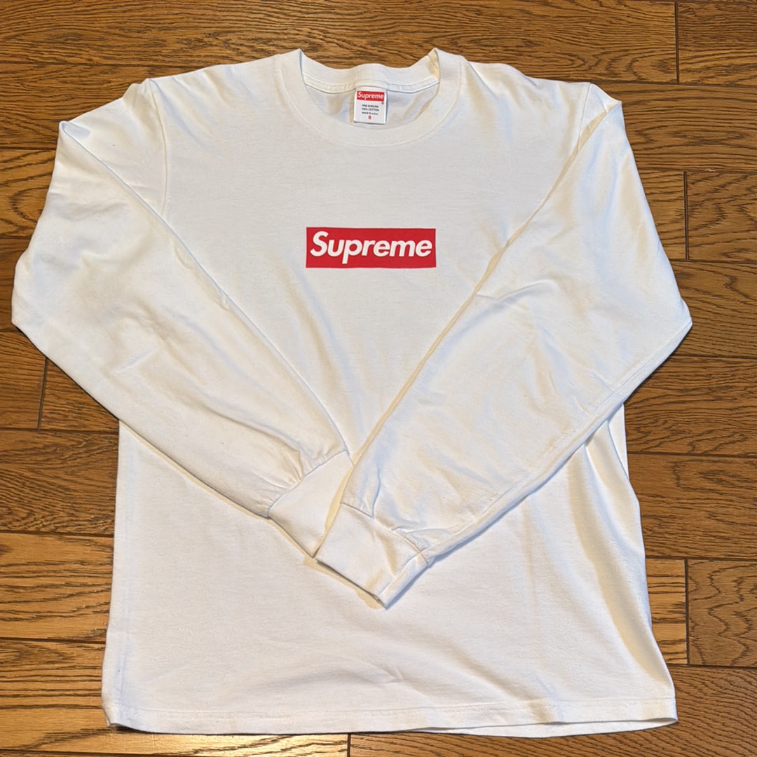 Supreme Box Logo L/S Tee "White"