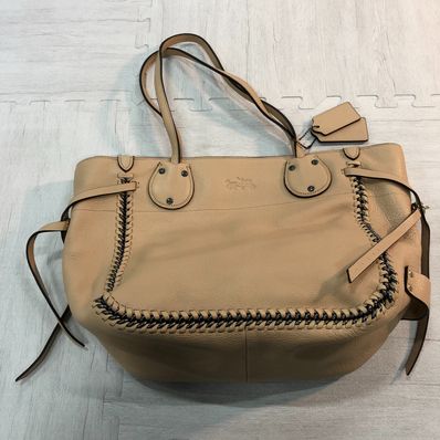 COACH Tatum Tote Bag "Beige"