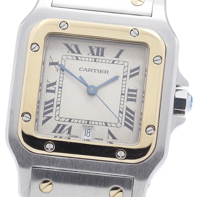カルティエ サントスガルベLM W20011C4 メンズ 【中古】