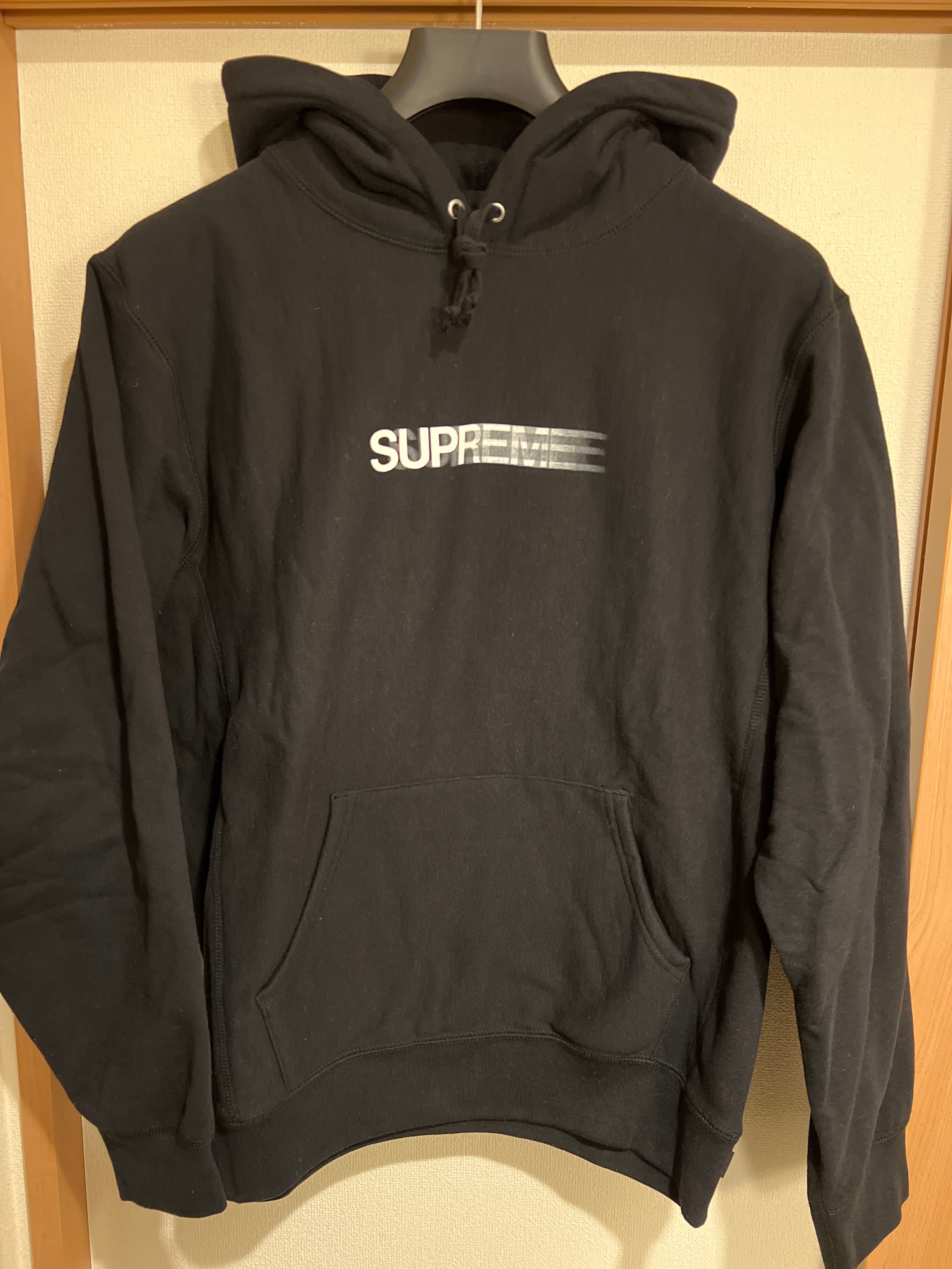 Supreme Motion Logo Hooded Sweatshirt "Black" (20SS)
