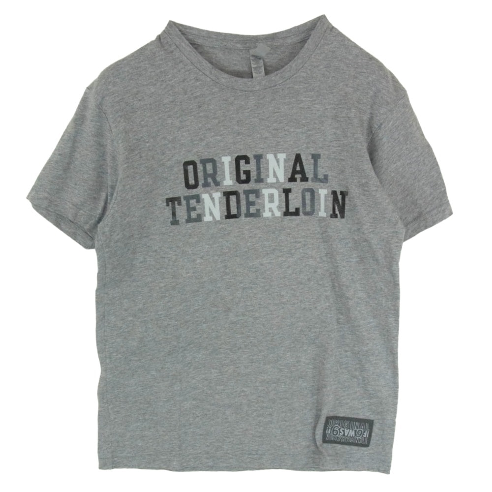 TENDERLOIN テンダーロイン Tシャツ 22SS ボルネオスカル プリント 半袖 Tシャツ グレー系 M【中古】