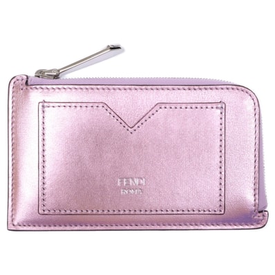 フェンディ 【美品】8M0489 FFダイヤモンド メタリック