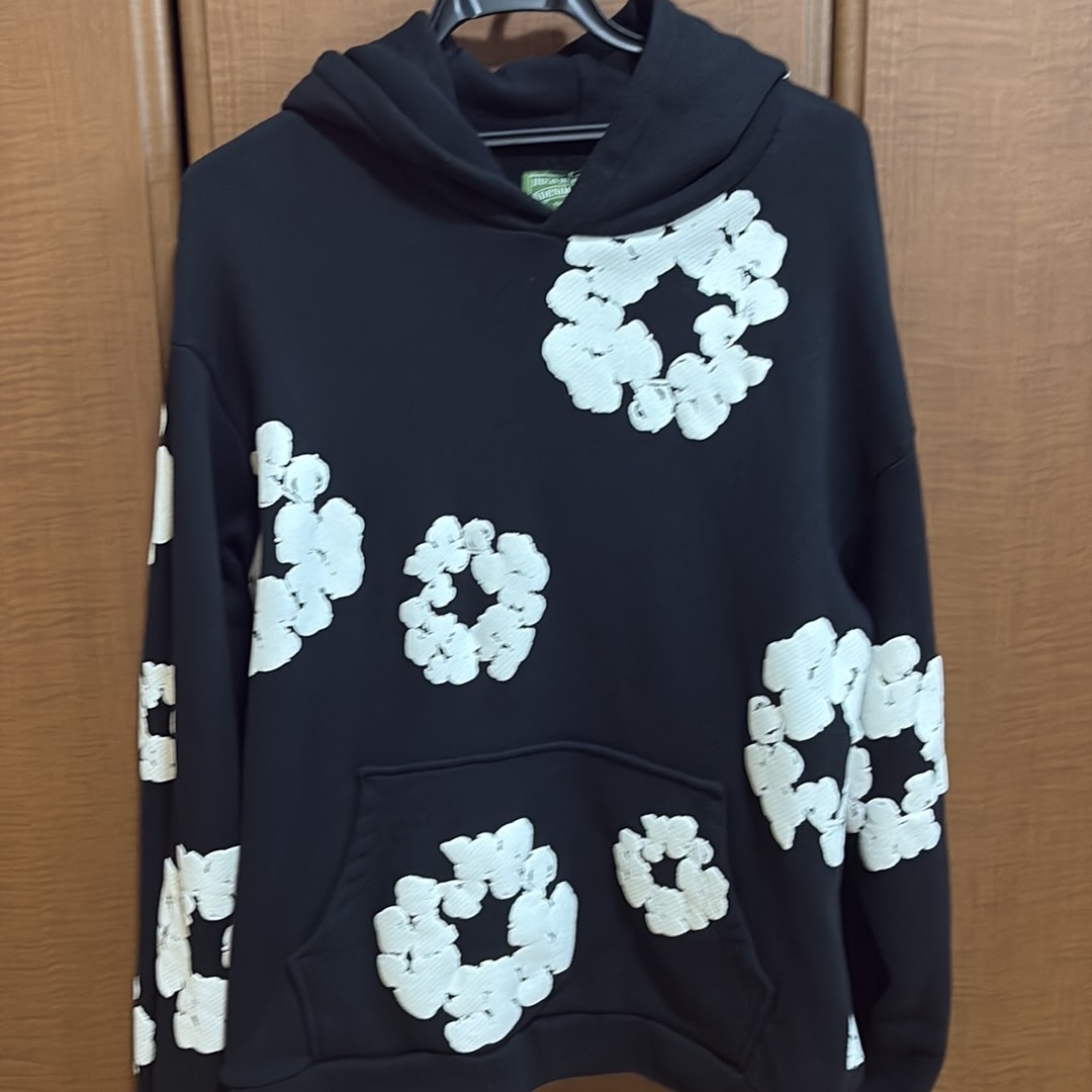 DENIM TEARS Cotton Wreath Hoodie "Black"