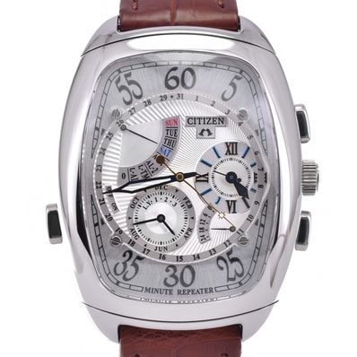 シチズン CITIZEN CTR57-0901 カンパノラ ミニッツ リピーター クォーツ メンズ 美品 箱付き C#147143