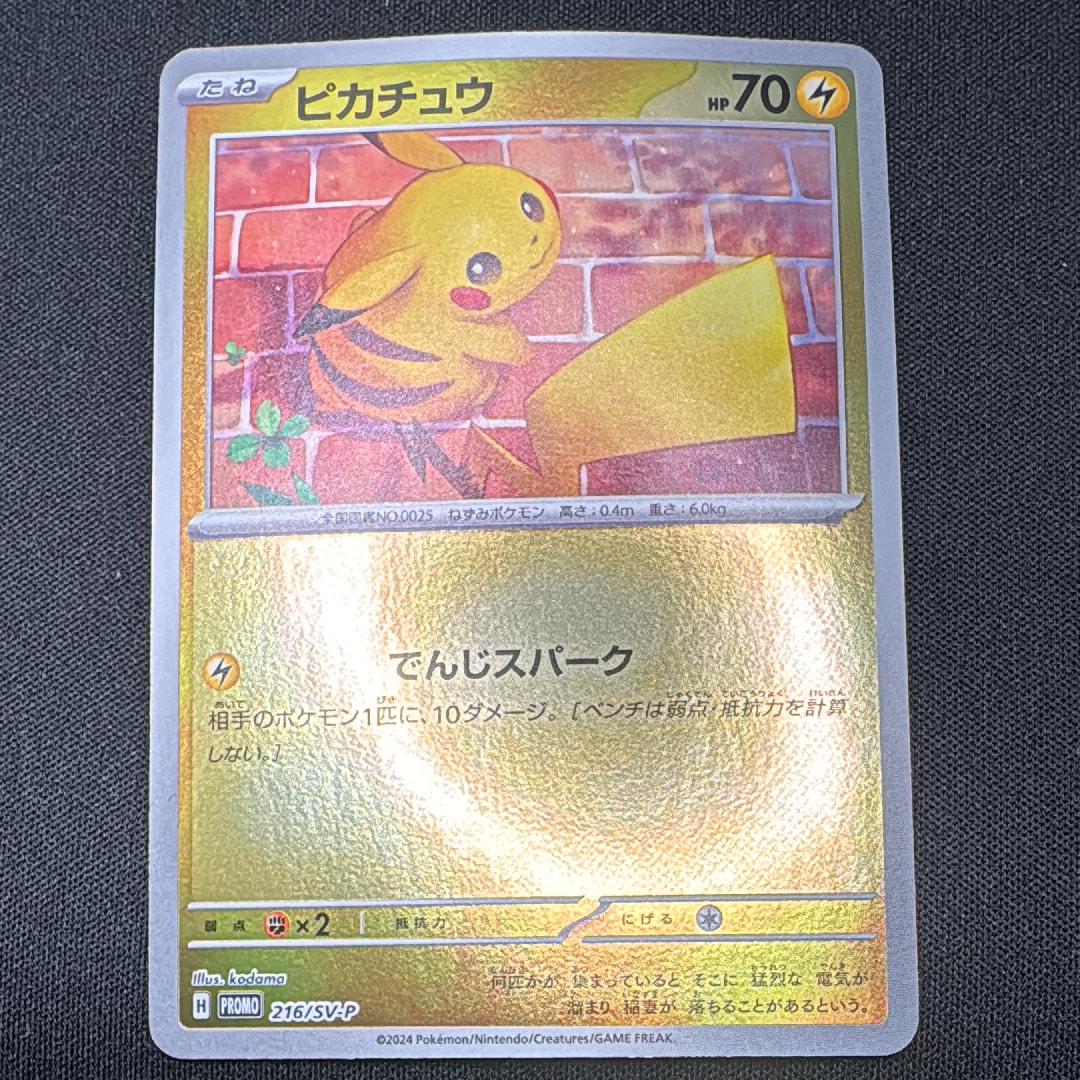 PSA10】ピカチュウ P [SV-P 216](プロモカードパック「ポケカの夏が