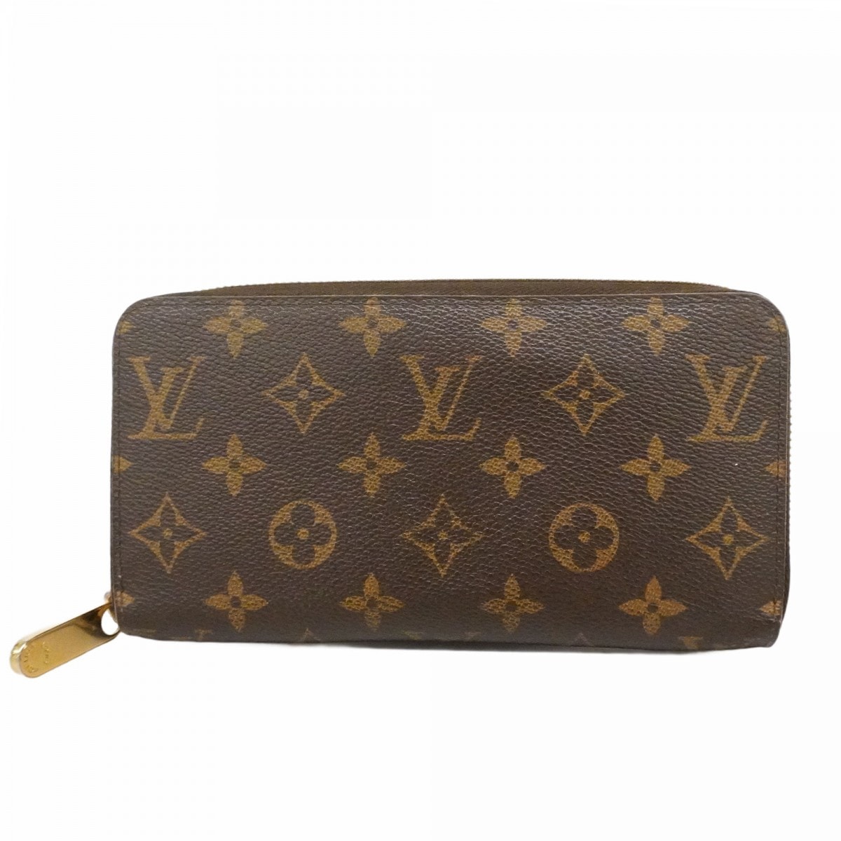 【6dd5242】ルイヴィトン 長財布 モノグラム ジッピーウォレット M60017 ブラウン【中古】メンズ レディース ユニセックス