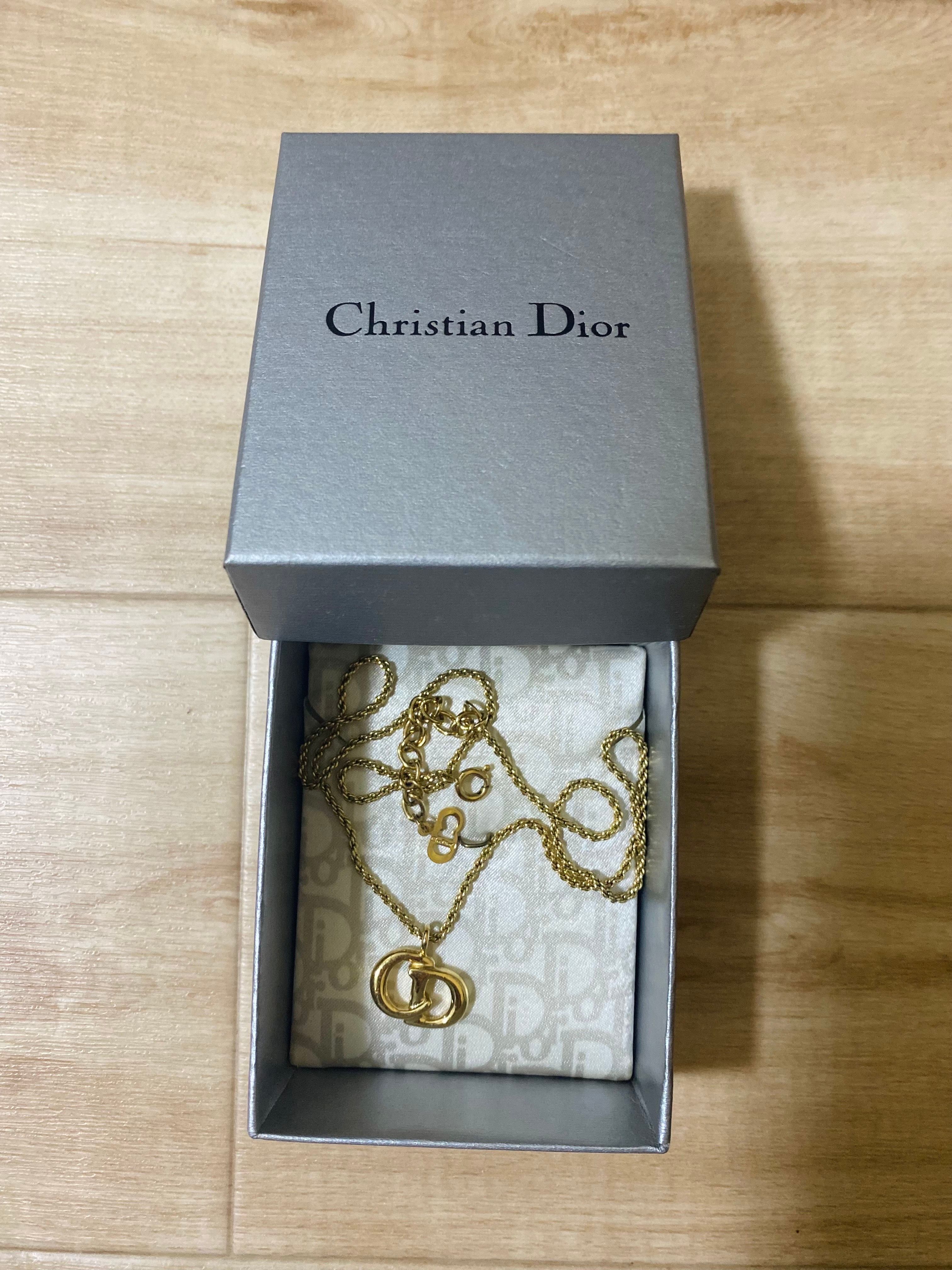Dior CD Logo Necklace "Gold"