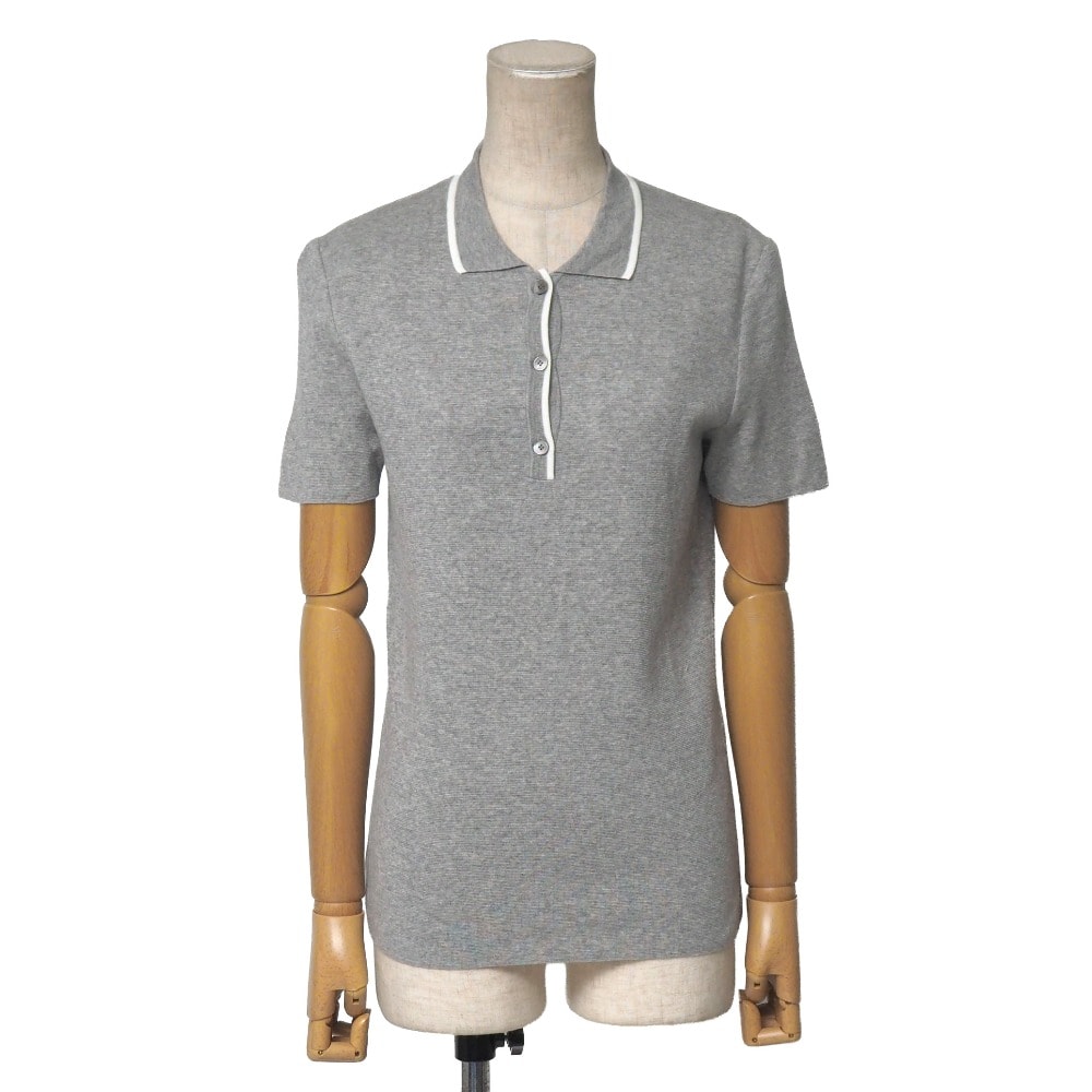 FOXEY NEW YORK COLLECTION フォクシー ニューヨーク コレクション ポロシャツ サイズ38 半袖 ニット ブランド古着【中古】20260429/RA9148